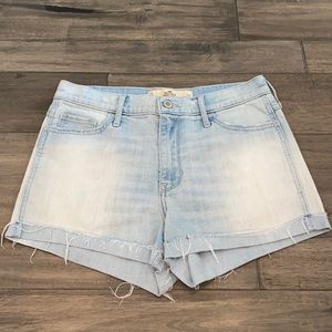 Hollister Light Blue Jean Shorts